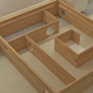 Company Creates Bed Frame With Hidden Areas For Cats To Play