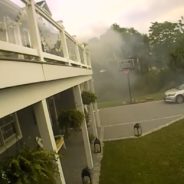 Officer Risks His Life To Rescue Frightened Dog From Burning House