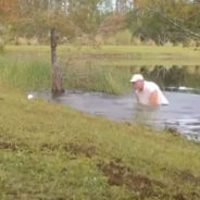 This Man Almost Lost His Dog To An Alligator, But The Alligator Didn’t Expect This