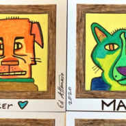 Man Known As ‘Pet Picasso’ Draws Photos Of Pets On Post-it Notes To Raise Money For Rescue Animals