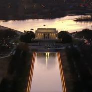 Lighting Ceremony at Lincoln Memorial Honors the 400,000 Lives Lost to COVID-19 in the U.S.