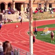 Dog Breaks Free From Owner And Wins Relay Race At High School Track Meet