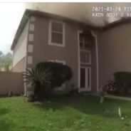 Florida Police Officer Rescues Dog Trapped Inside Burning Home