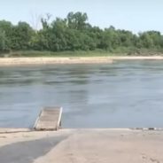 When Man Dumps Caged Dog Into Missouri River, Good Samaritan Jumps In To Save Her