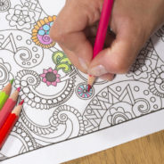 De-stress with a cat coloring book!