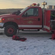 New York Firefighters Rescue Dog Trapped In Frozen Pond