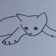 Couple Fall In Love Over Photo Of “Poorly Drawn Cat” And Get Married Three Years Later