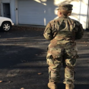 Dog Doesn’t Recognize Military Mom After Months Apart But Then She Takes Off Her Hat