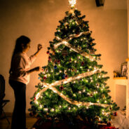 Watch This Mom With Her Broomstick Probe Her “Moving” Christmas Tree In This Viral Video