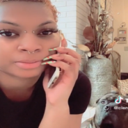 Woman Pretends She’s On The Phone And Name-Drops All Her Dogs Favorite Things